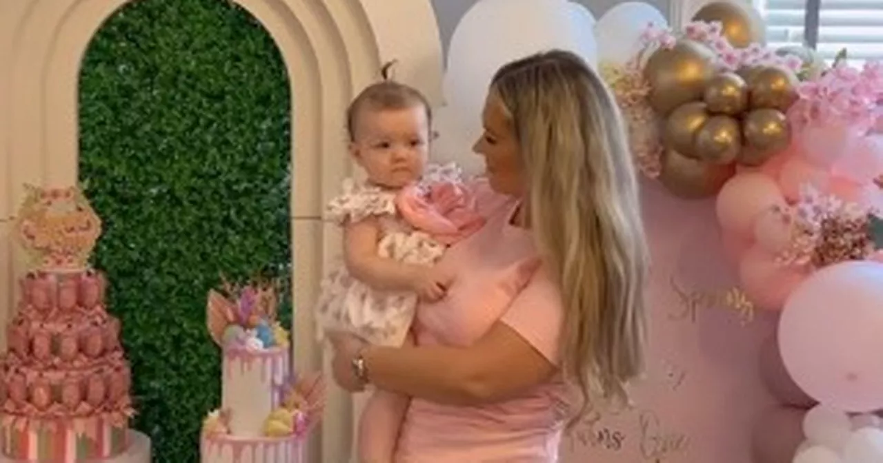 Shaughna Phillips Throws Pink-Themed Party for Daughter Lucia's First Birthday