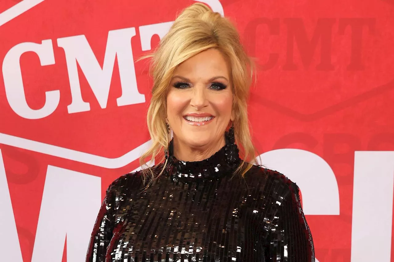 Trisha Yearwood Brings Big Feather Energy to 2024 CMT Awards Red Carpet: See Her Look