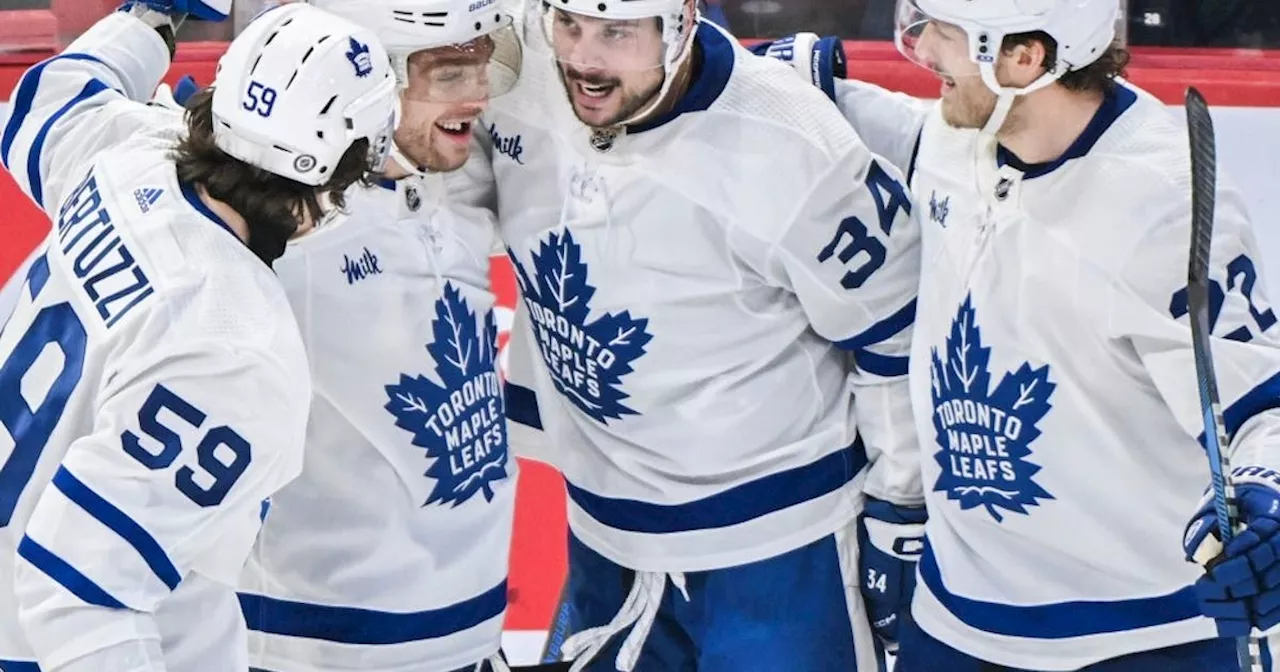 Mitch Marner and new lines click as Maple Leafs hold off Habs