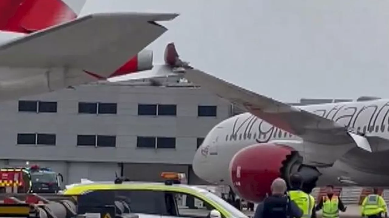 Planes Collide on Tarmac at Heathrow Airport