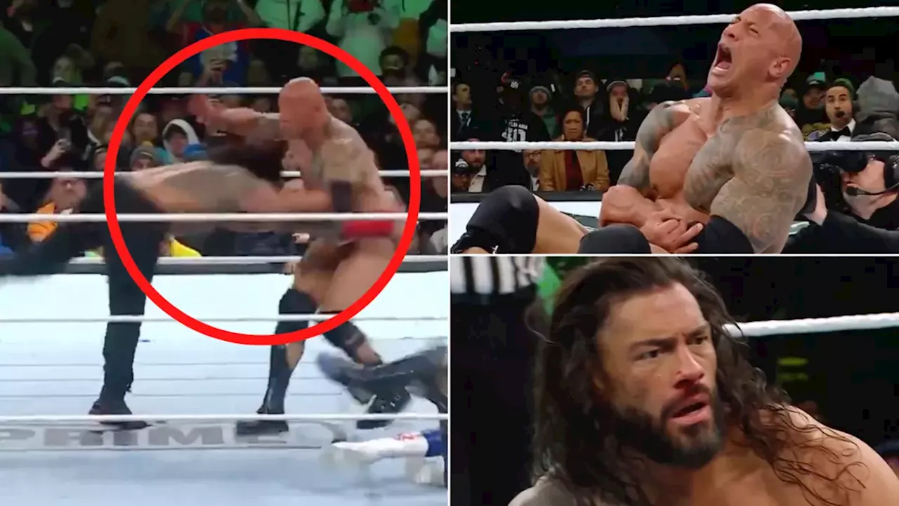 WWE fans are all saying the same thing about crazy moment as The Rock makes WrestleMania comeback