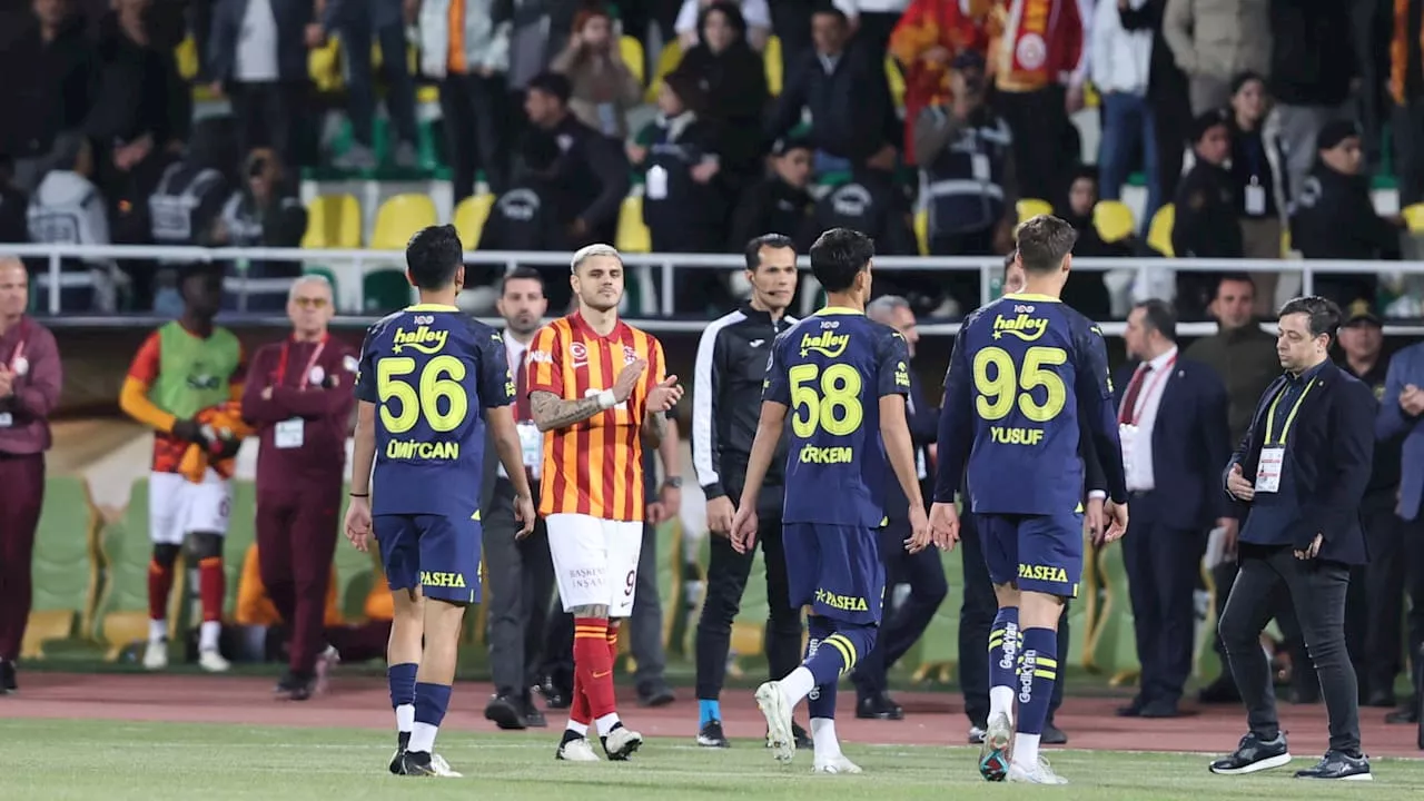 Fenerbahce gegen Galatasaray: Türkei-Pokalfinale nach 50 Sekunden abgebrochen