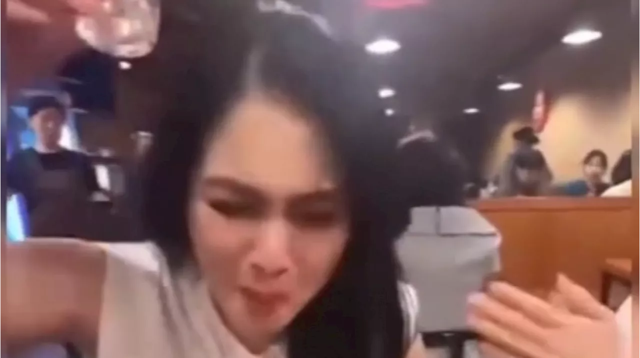 Sandra Dewi Tertangkap Kamera Minum Soju di Korea Selatan