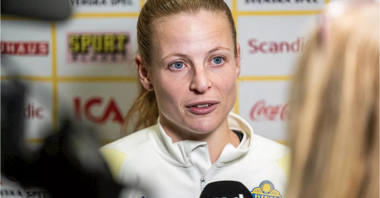 Fotboll: Anna Anvegård inför EM-kvalmötet med Frankrike