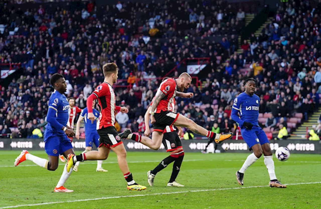 Sheffield United come from behind twice to snatch stoppage-time draw with Chelsea