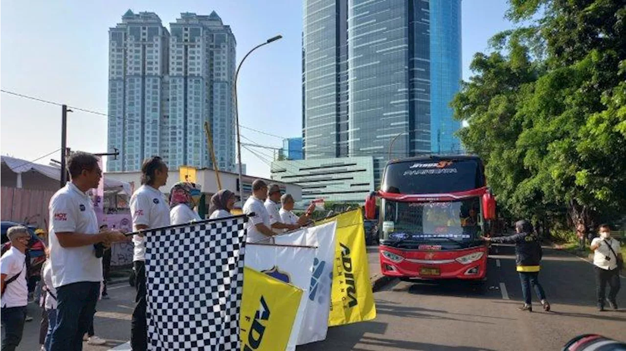 Diangkut 10 Bus, Adira Finance Berangkatkan 500 Pemudik ke Jawa Barat dan Jawa Tengah