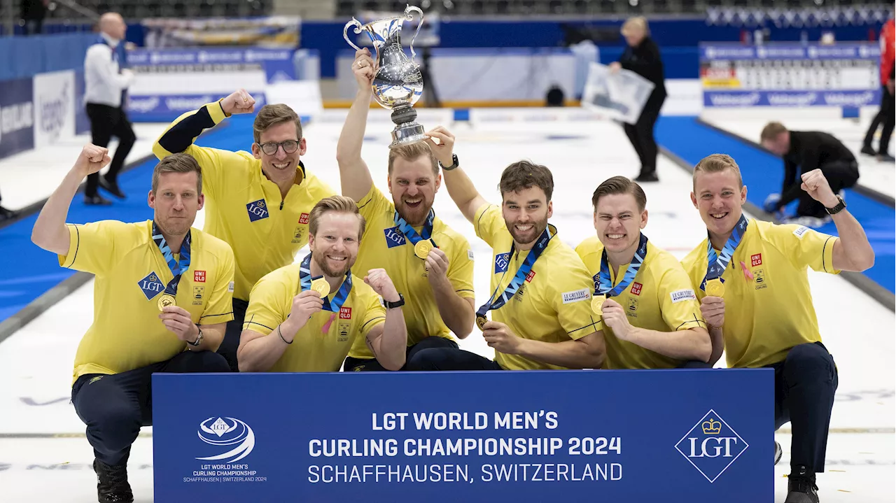 Gushue nearly ends Canada's gold medal drought as Edin captures seventh men's worlds title