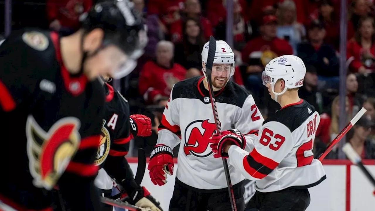 Tkachuk's Late Goal Not Enough as Senators Fall to Devils