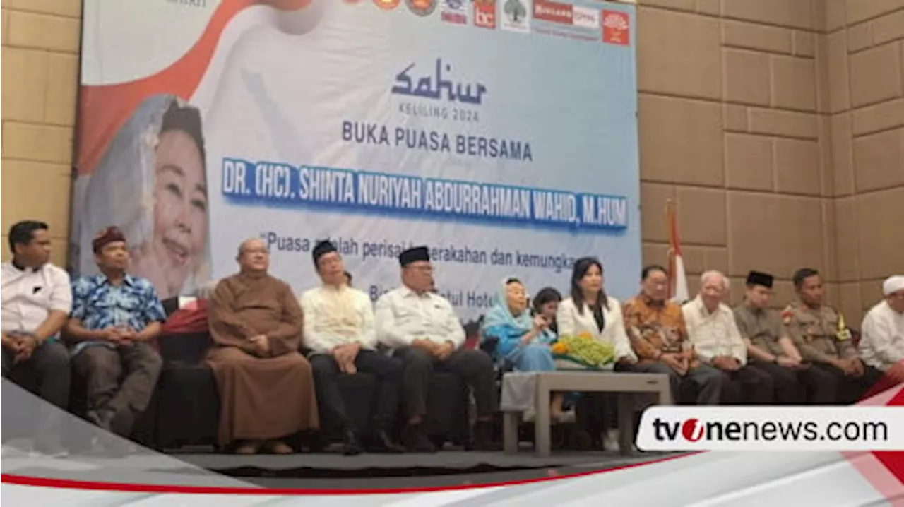 Buka Bersama dengan Perhimpunan Tionghoa, Istri Gus Dur Sinta Nuriyah: Kita Ini Bersaudara