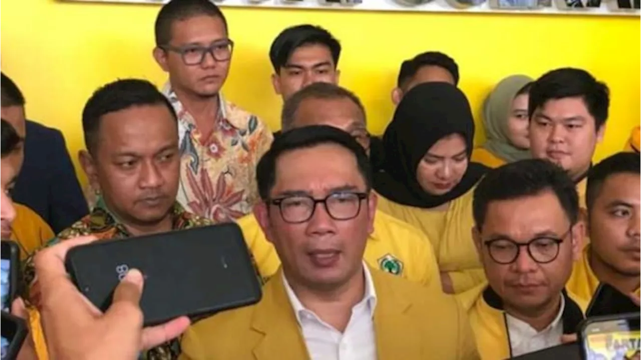 Partai Golkar Menjagokan Ridwan Kamil untuk Pilkada Jabar