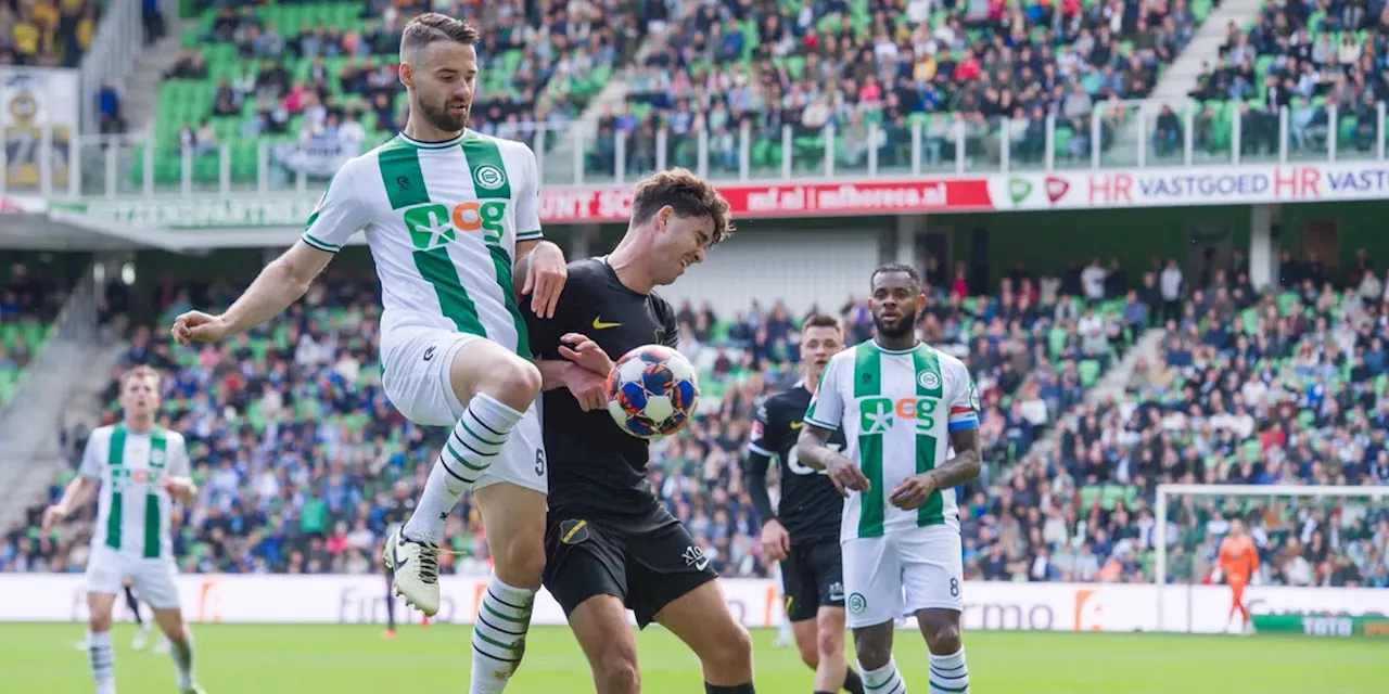 FC Groningen laat in strijd om directe promotie punten liggen tegen NAC