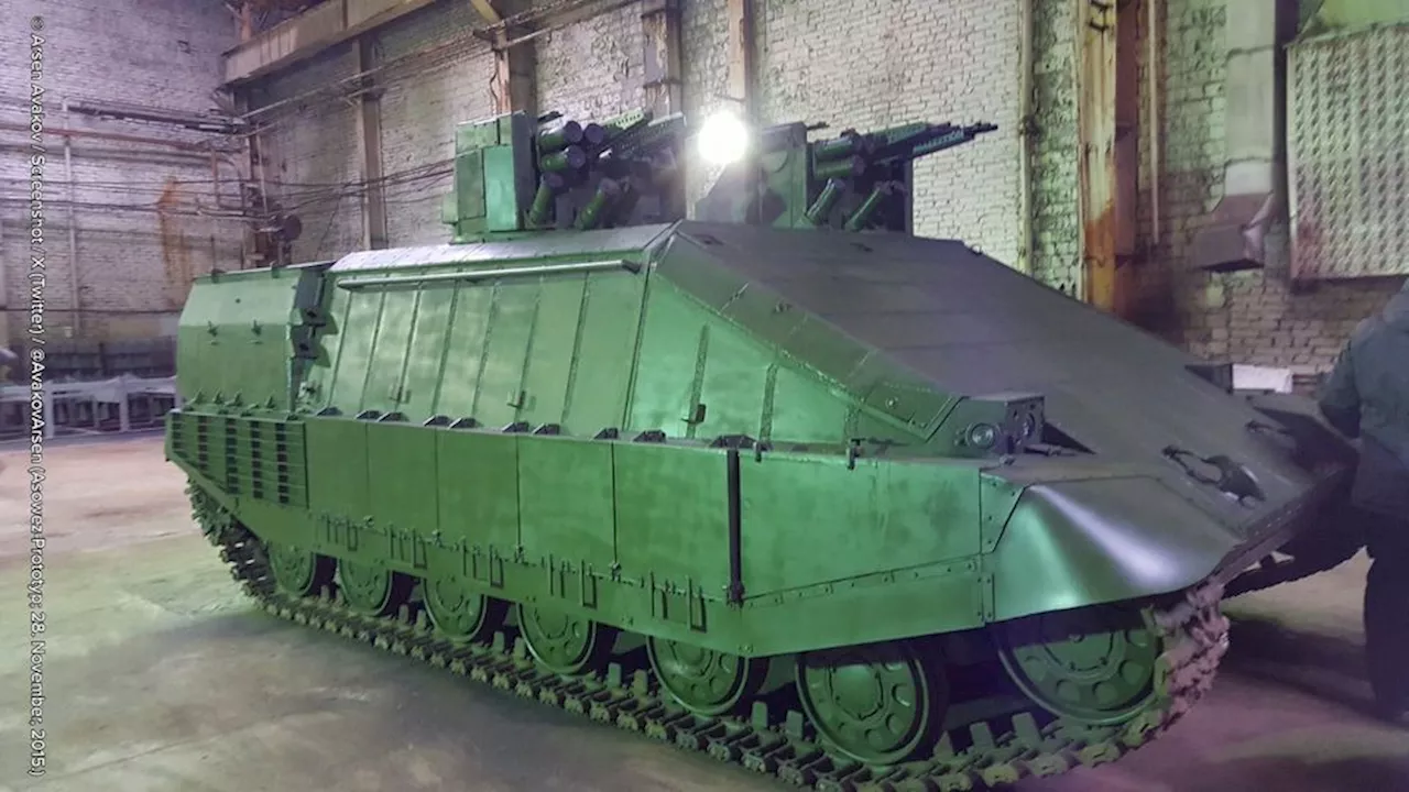 Russlands Truppen finden verschollenen Prototyp des Super-Panzers 'Asowez'