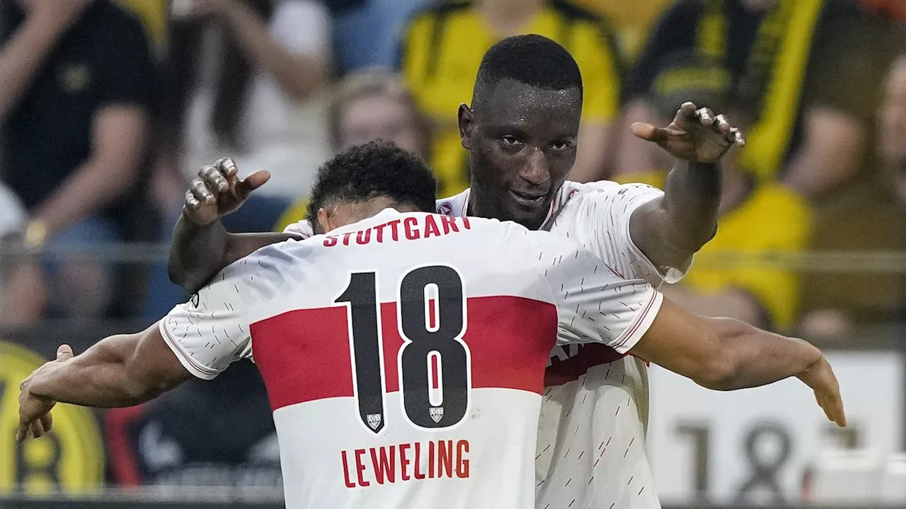 VfB Stuttgart: Serhou Guirassy zeigt Torero-Jubel nach Sieg