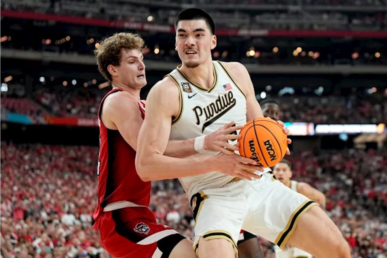 Zach Edey and Purdue power their way into NCAA title game, beating N.C. State 63-50