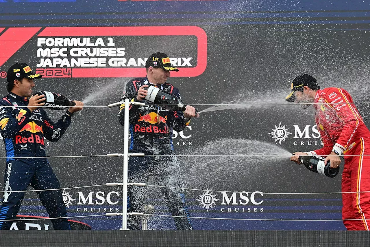 Soberbio podio de Carlos Sainz en Suzuka, con Fernando Alonso firme en defensa