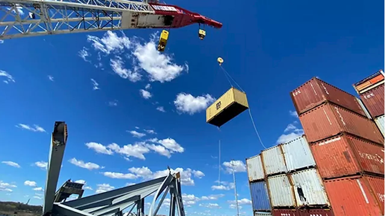 Unified Command begins removing containers onboard vessel that collided with Key Bridge