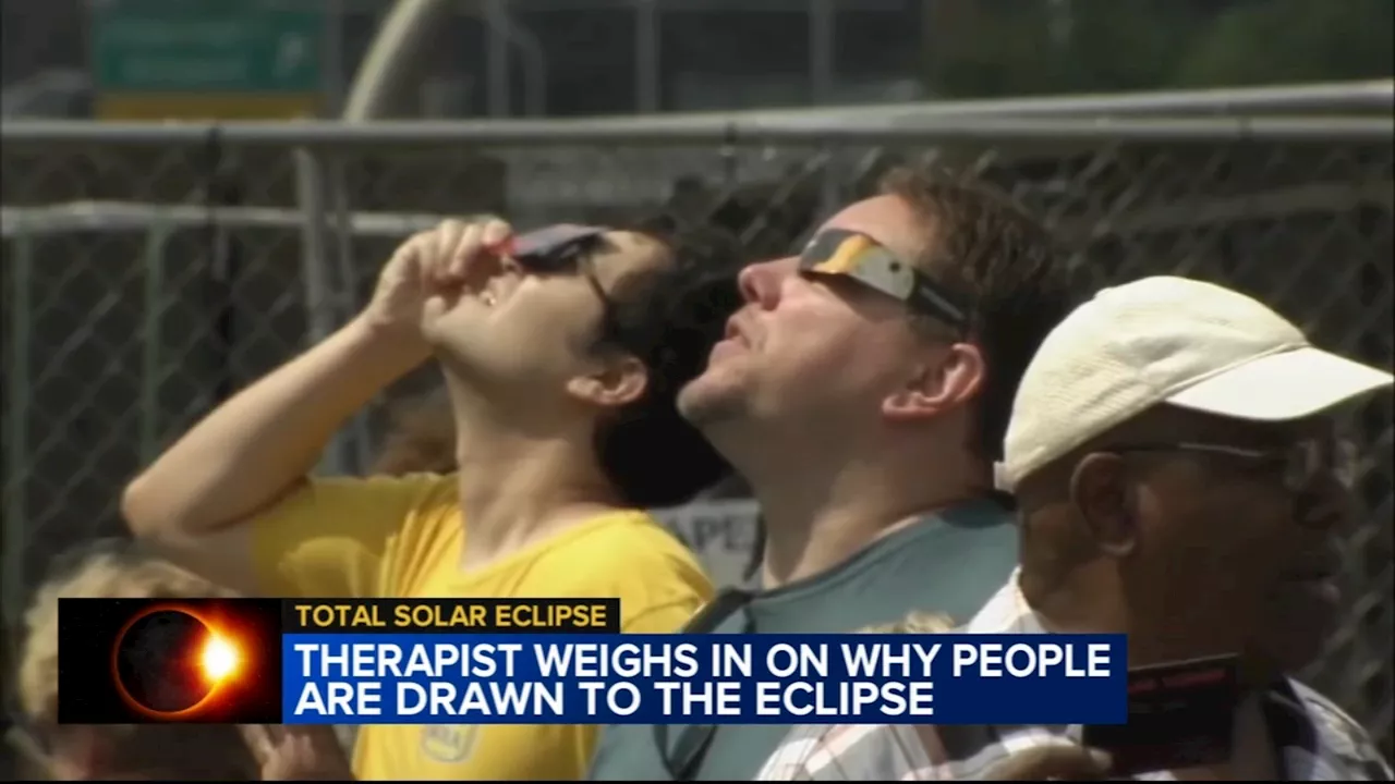 Therapist weighs in on why people are drawn to the solar eclipse