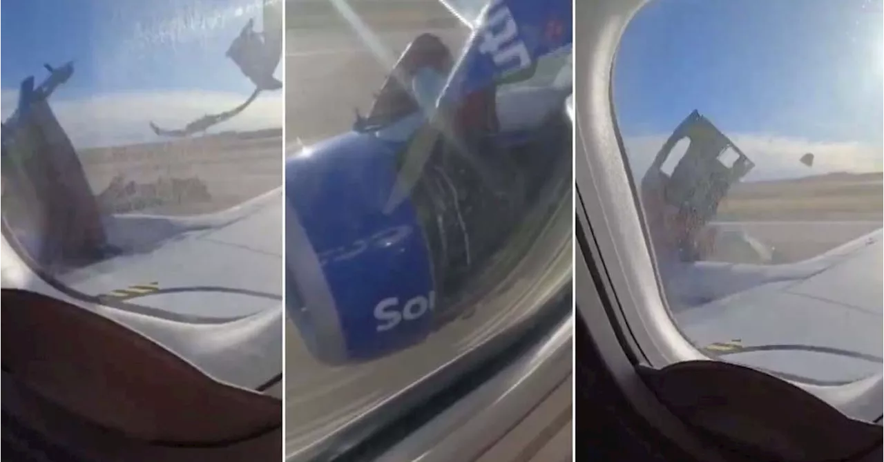 Southwest Boeing 737-800 flight from Denver loses engine cover, FAA investigating