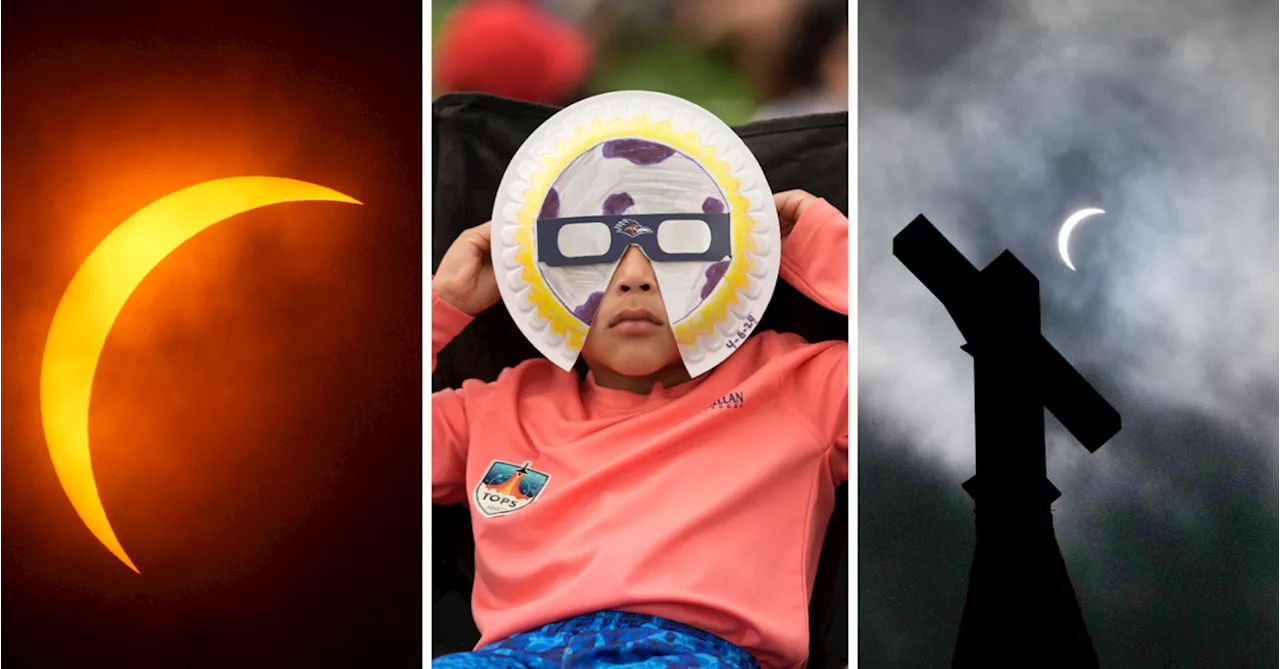 The North American solar eclipse in pictures