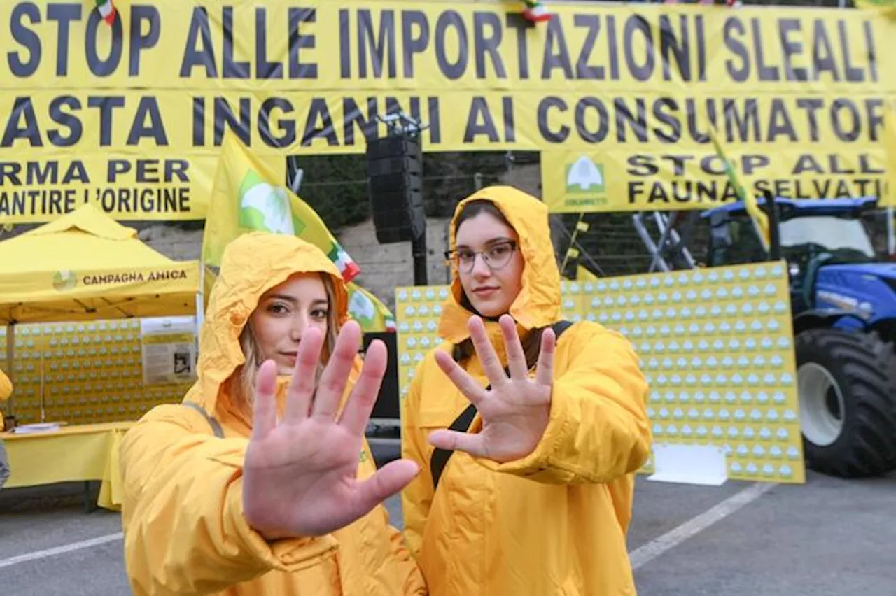 Brennero: migliaia di agricoltori in protesta per la trasparenza dell'origine dei prodotti