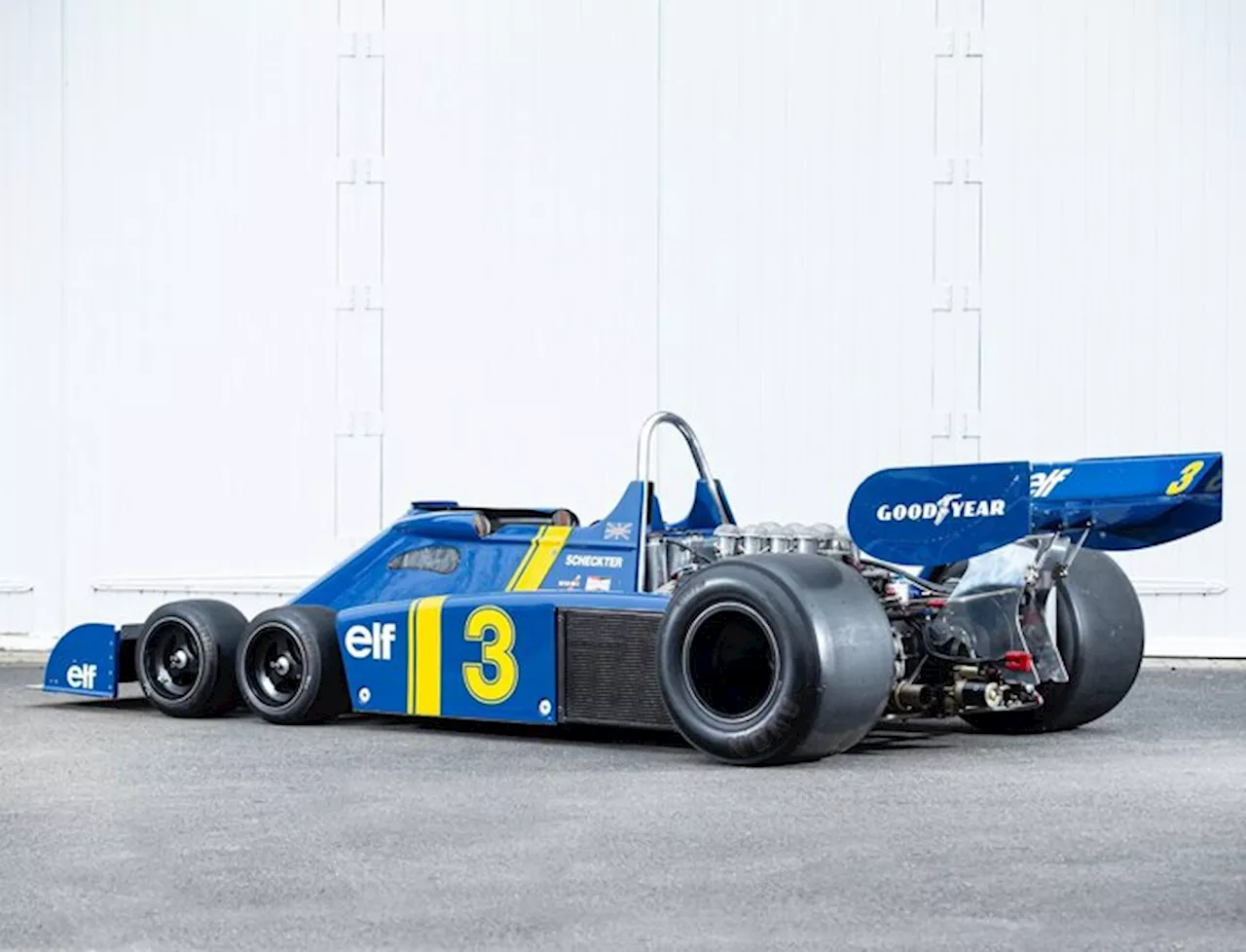 La Tyrrell P34 'Six-Wheeler' del 1977 sarà messa all'asta da Sotheby's