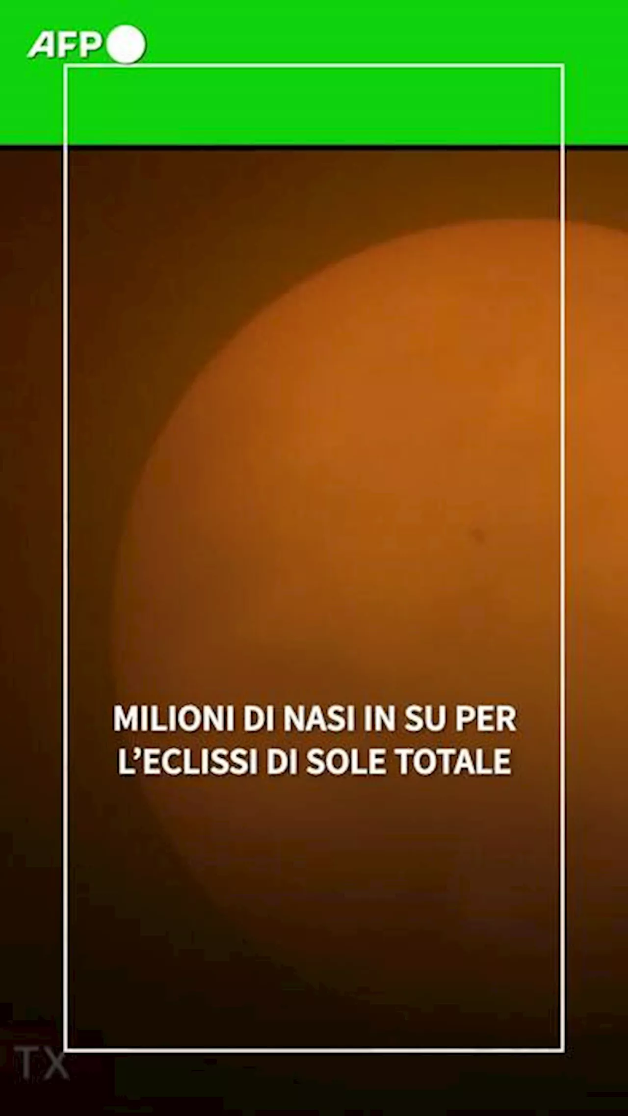 Nord America, lo spettacolo dell'eclissi totale di sole