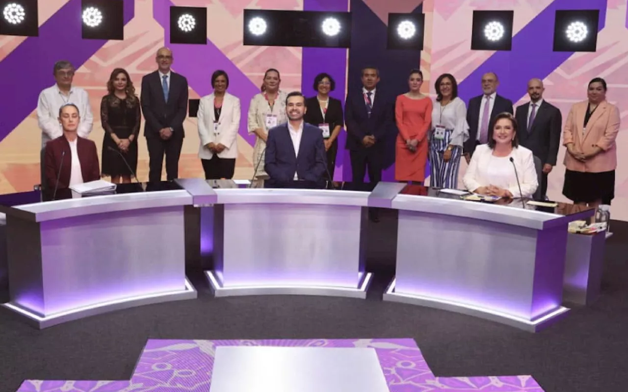 Revive aquí el primer Debate Presidencial entre Sheinbaum, Gálvez y Álvarez Máynez