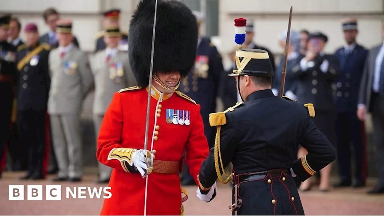 UK and French troops swap places to mark 120 years of Entente Cordiale