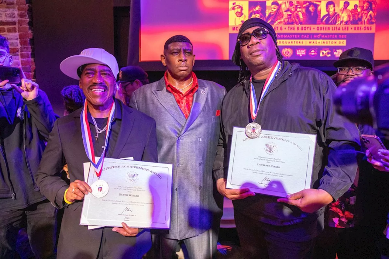 KRS-One & Kurtis Blow Celebrated With Presidential Honor from Biden at National Hip-Hop Museum