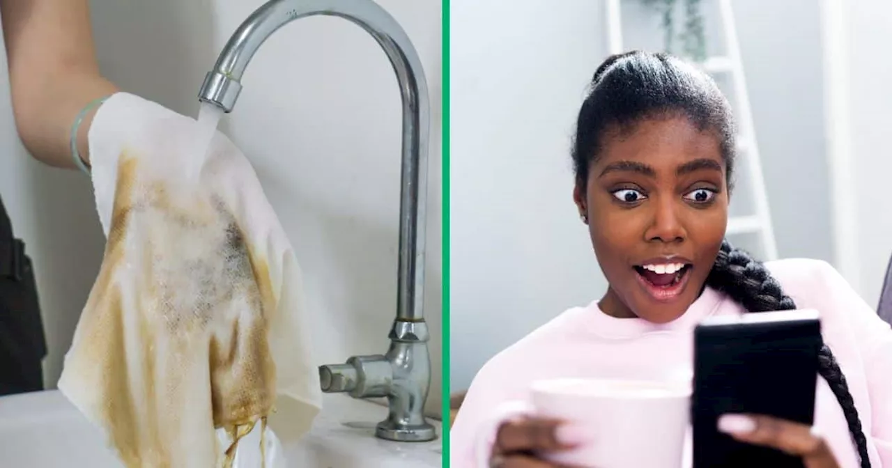 Young Woman Shares Genius Dishcloths Cleaning Tip in a TikTok Video, SA Wowed