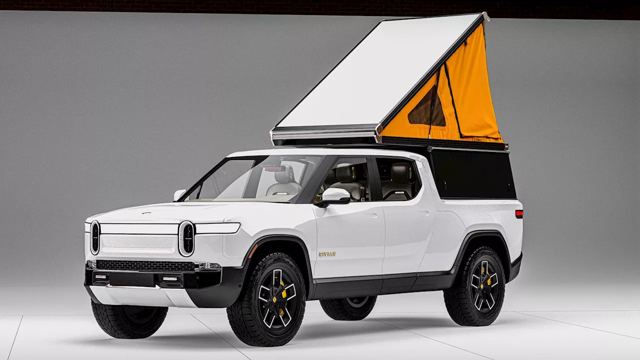 Go Fast Campers Introduces Rooftop Camper for Rivian R1T Electric Pickup