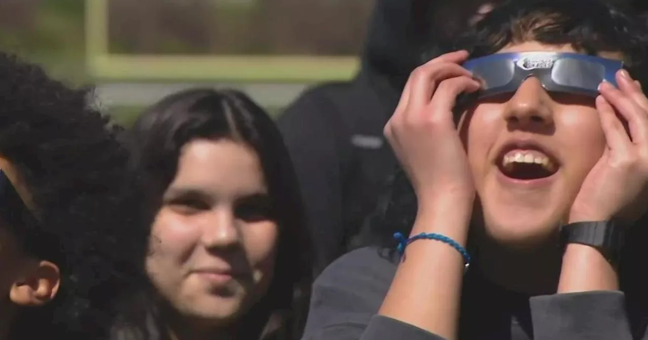 Students in Elgin Experience Once-in-a-Lifetime Solar Eclipse