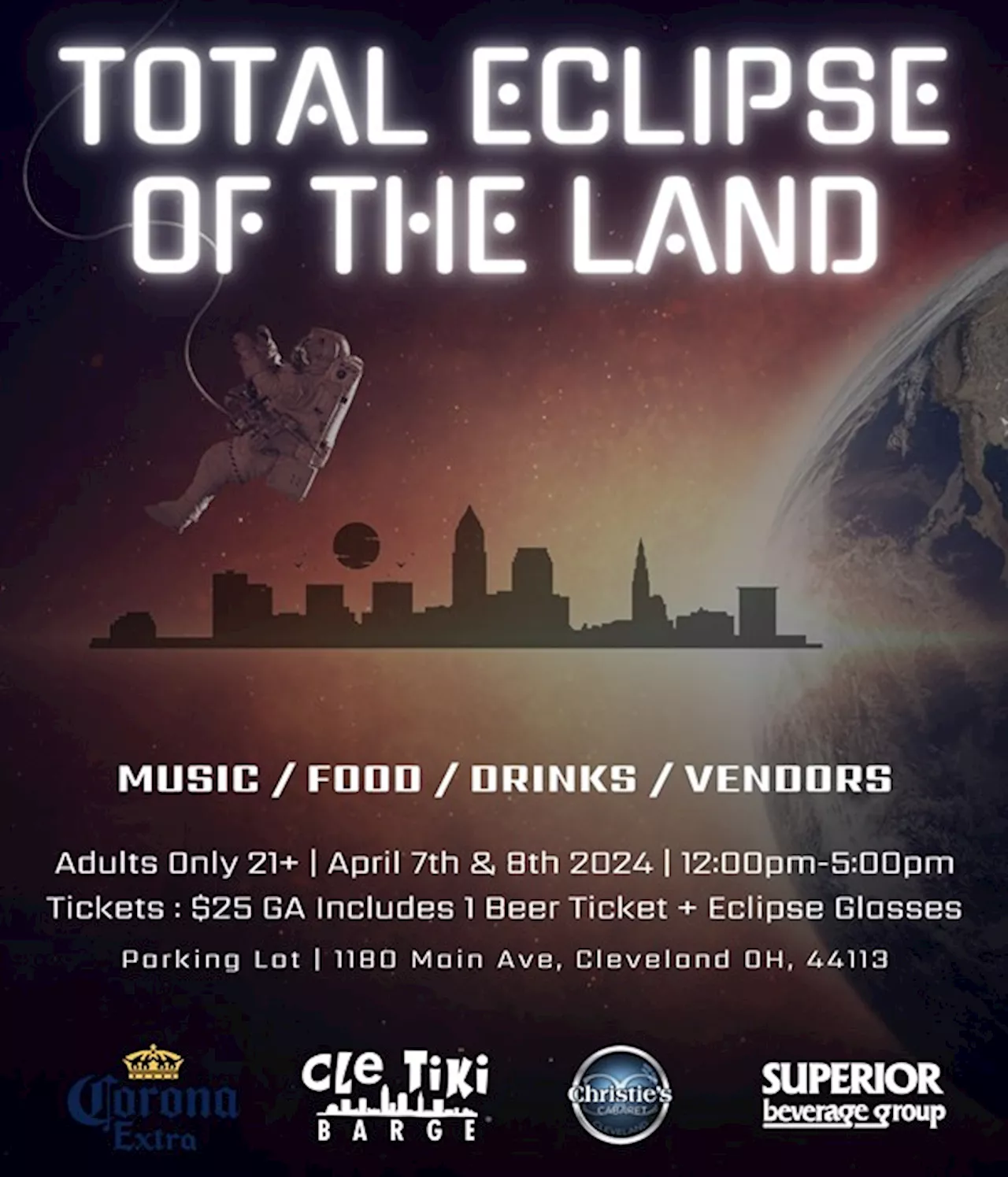 Total Eclipse of The Land event & Exclusive Waterfront Eclipse Experience