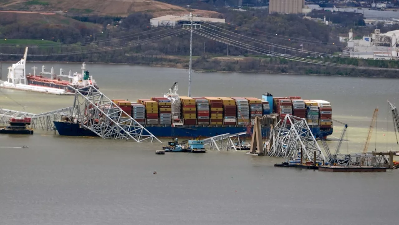 Salvage crews have begun removing containers from the ship that collapsed Baltimore's Key bridge