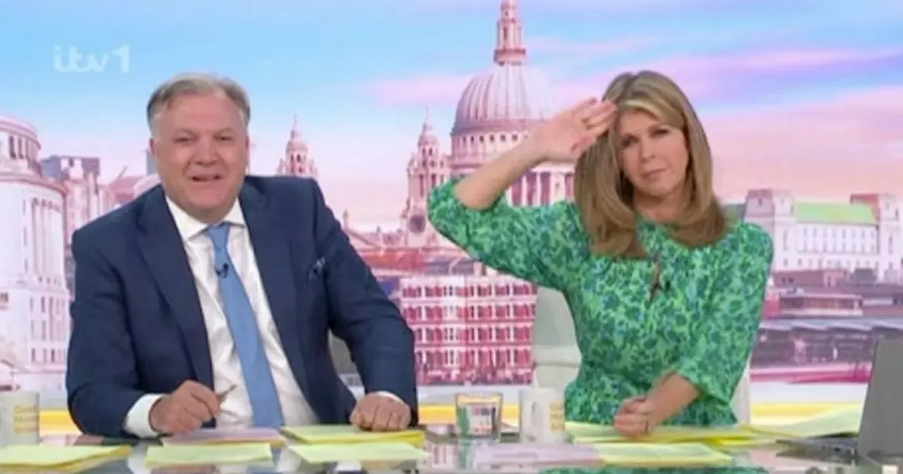 GMB's Kate Garraway 'pipes down' following cheeky aim at co-star