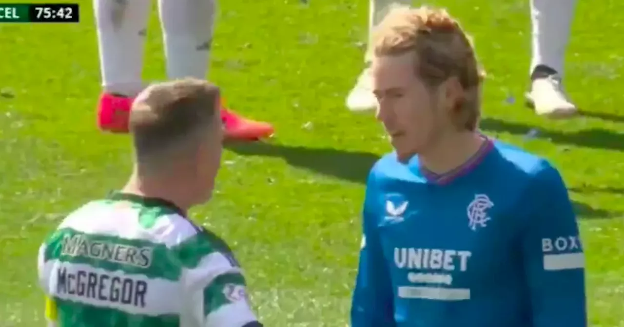 What Todd Cantwell said to Celtic captain Callum McGregor before Rangers scuffle