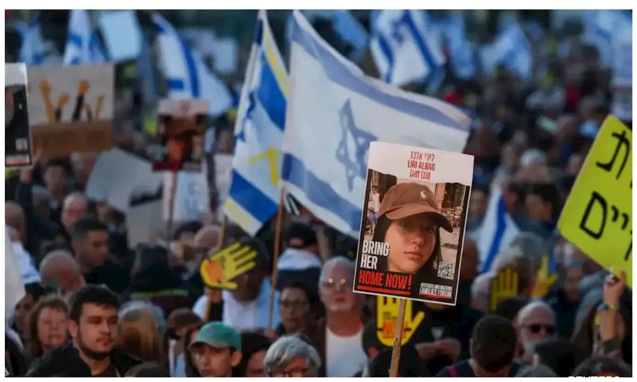 Families of Hamas hostages rally in Jerusalem