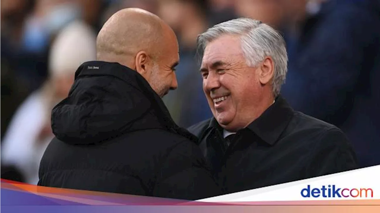 Madrid Vs Man City: Adu Taktik Ancelotti dengan Guardiola Bukan Kunci