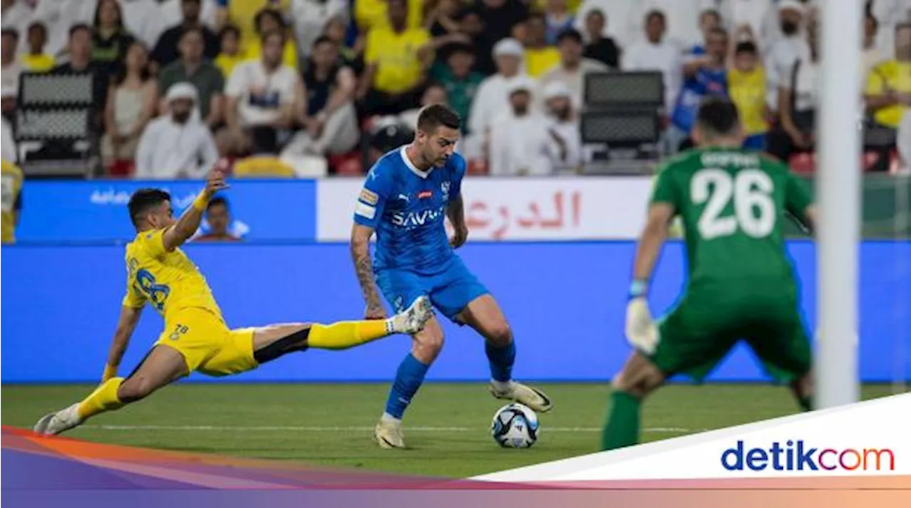 Piala Super Arab Saudi: Ronaldo Kartu Merah, Al Nassr Digebuk Al Hilal 1-2