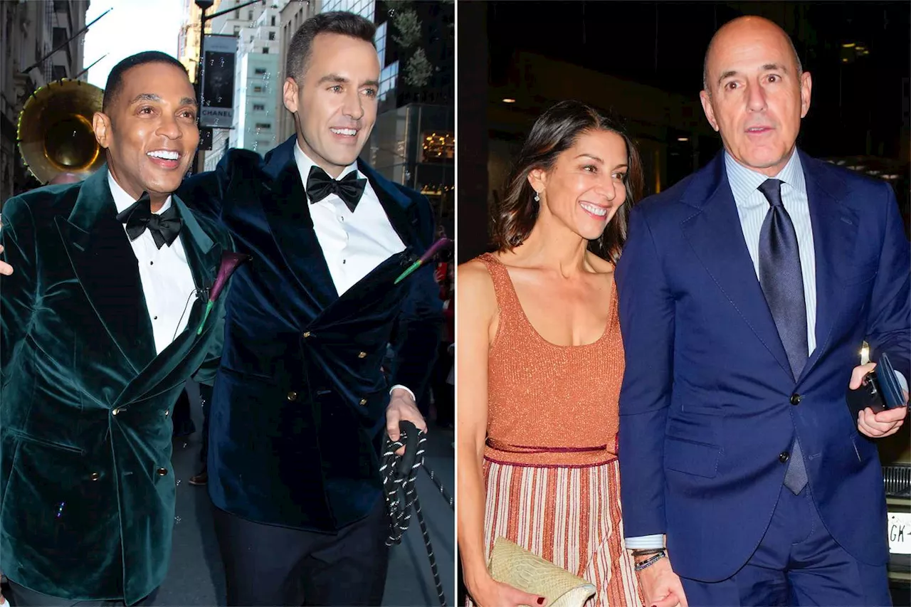 Former Today anchor Matt Lauer makes rare appearance at Don Lemon’s wedding to Tim Malone