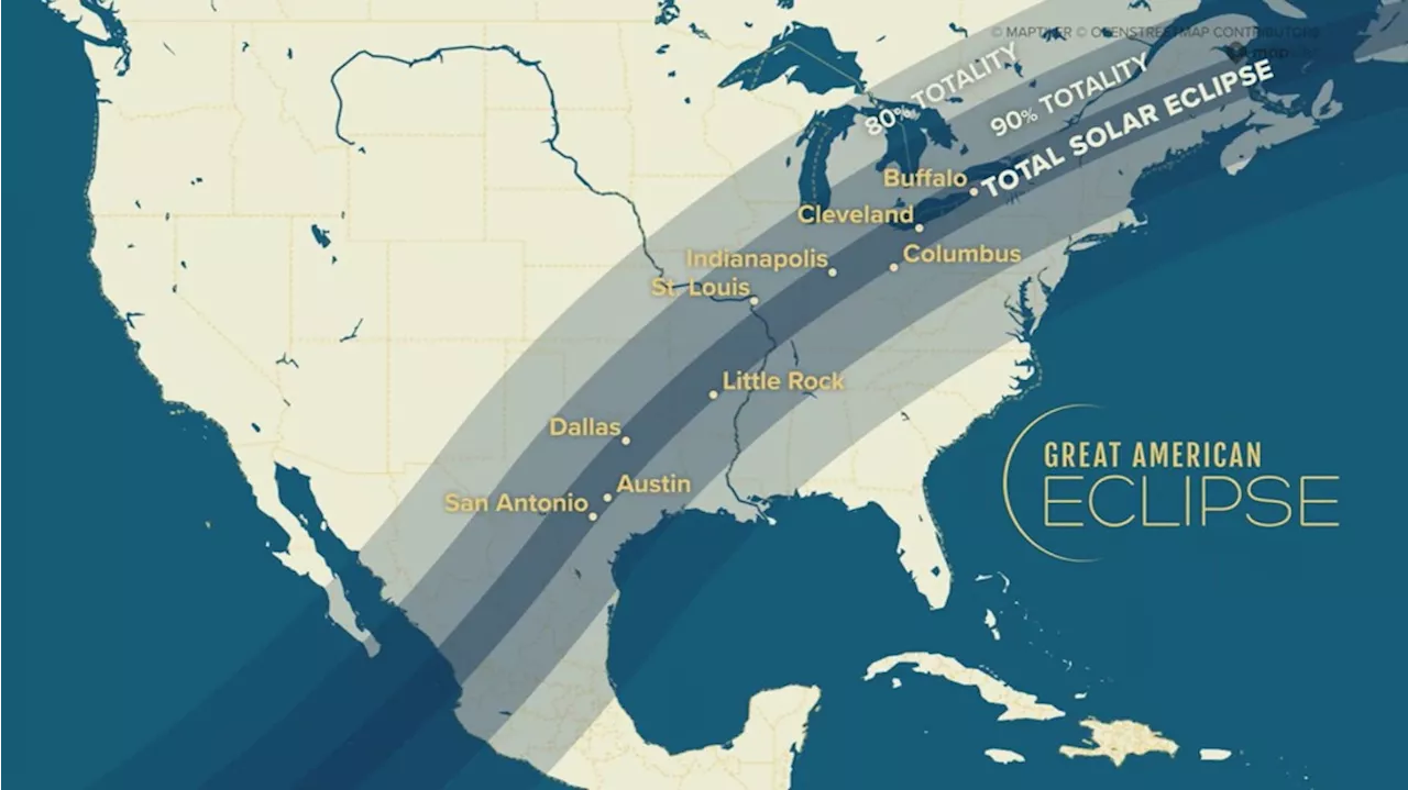 Last-minute road trip ideas to view Monday's solar eclipse