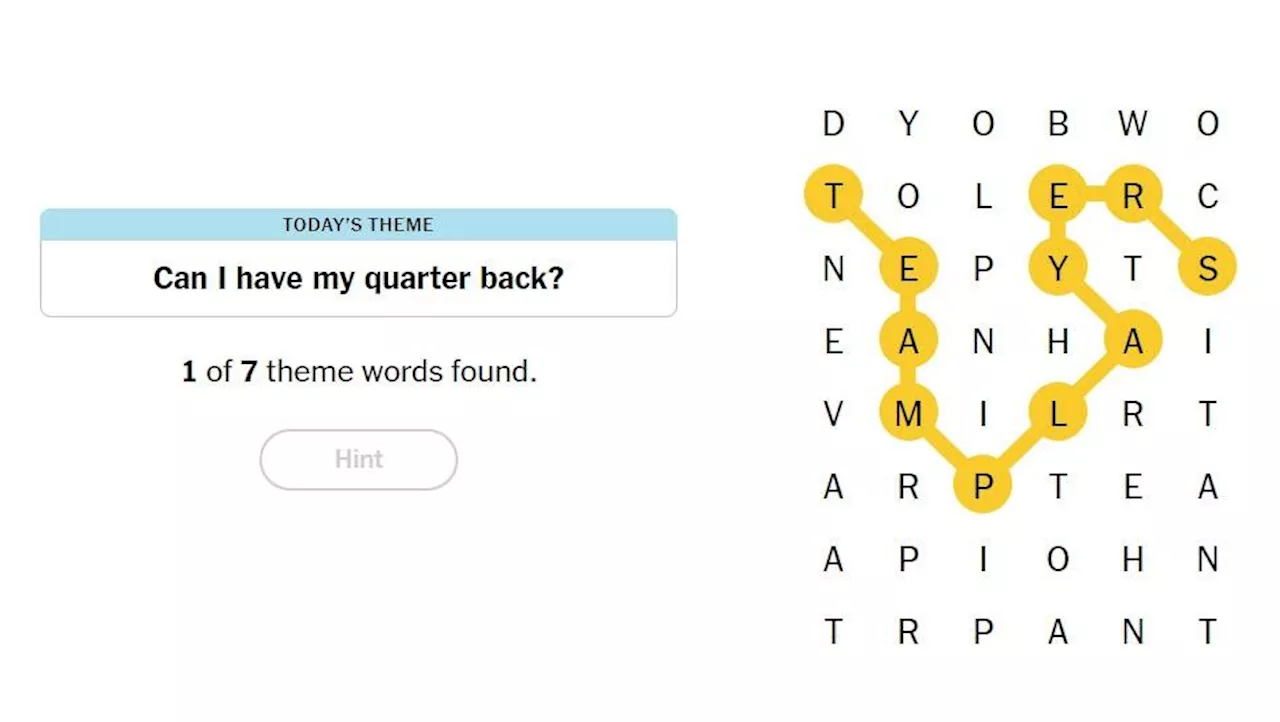 NYT ‘Strands’ Hints, Spangram And Answers For Tuesday, April 9