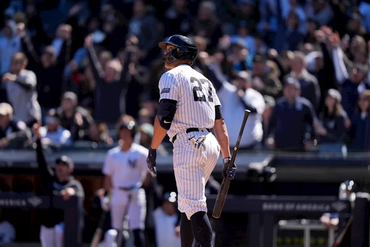 Giancarlo Stanton Hits Grand Slam as Yankees Defeat Blue Jays