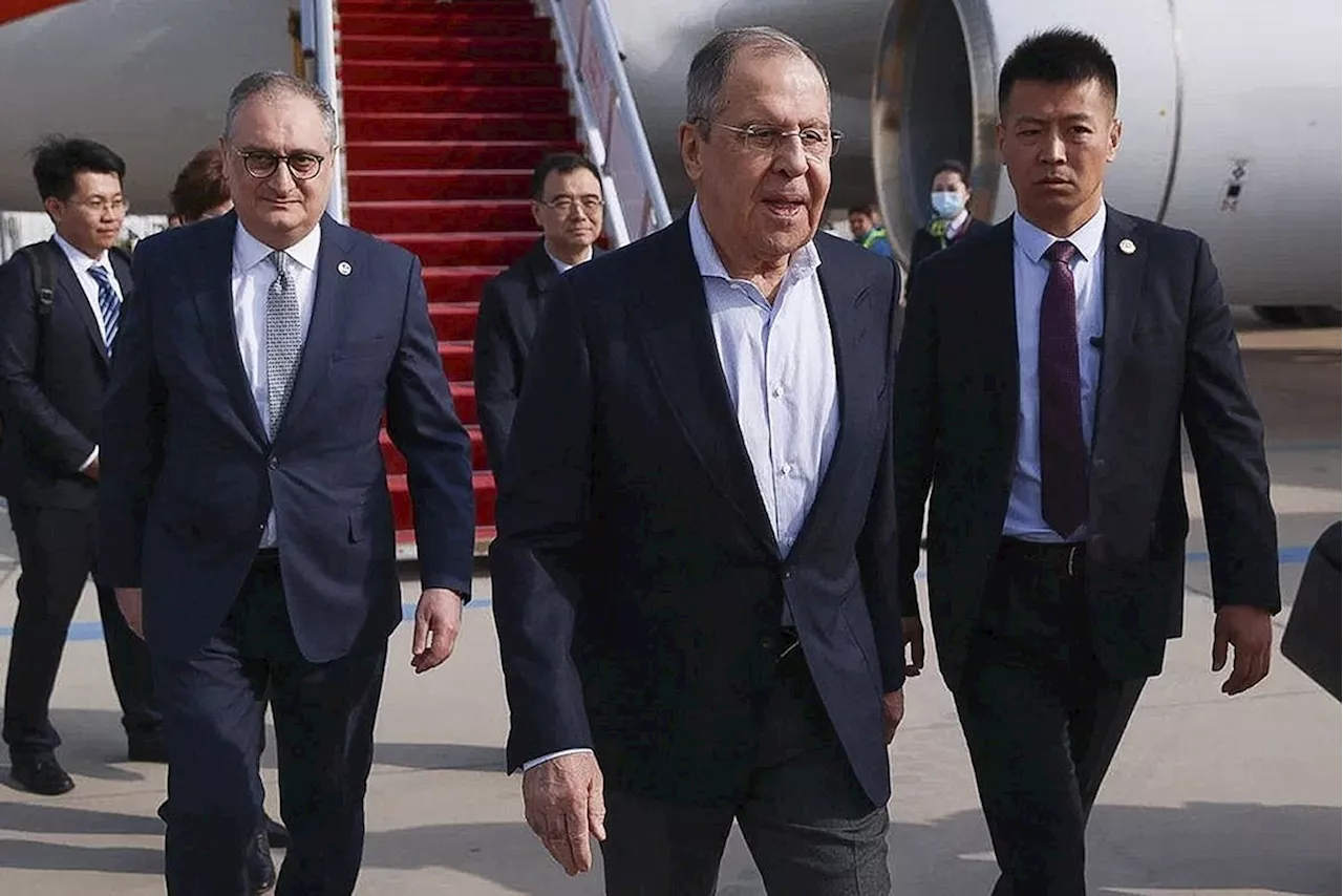 Russia’s foreign minister visits Beijing to emphasize ties with strongest political ally