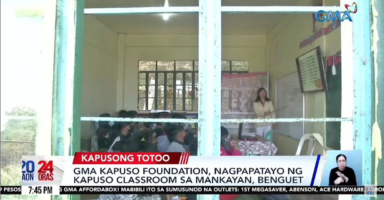 Kapuso classroom in the works for elementary school in Benguet