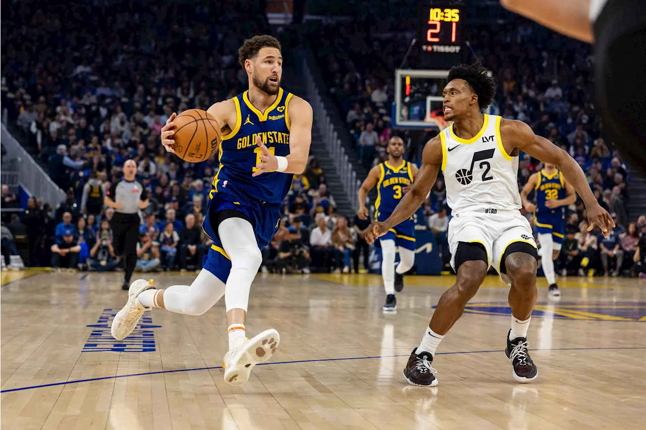 NBA: No Stephen Curry, no problem as Warriors rough up Jazz