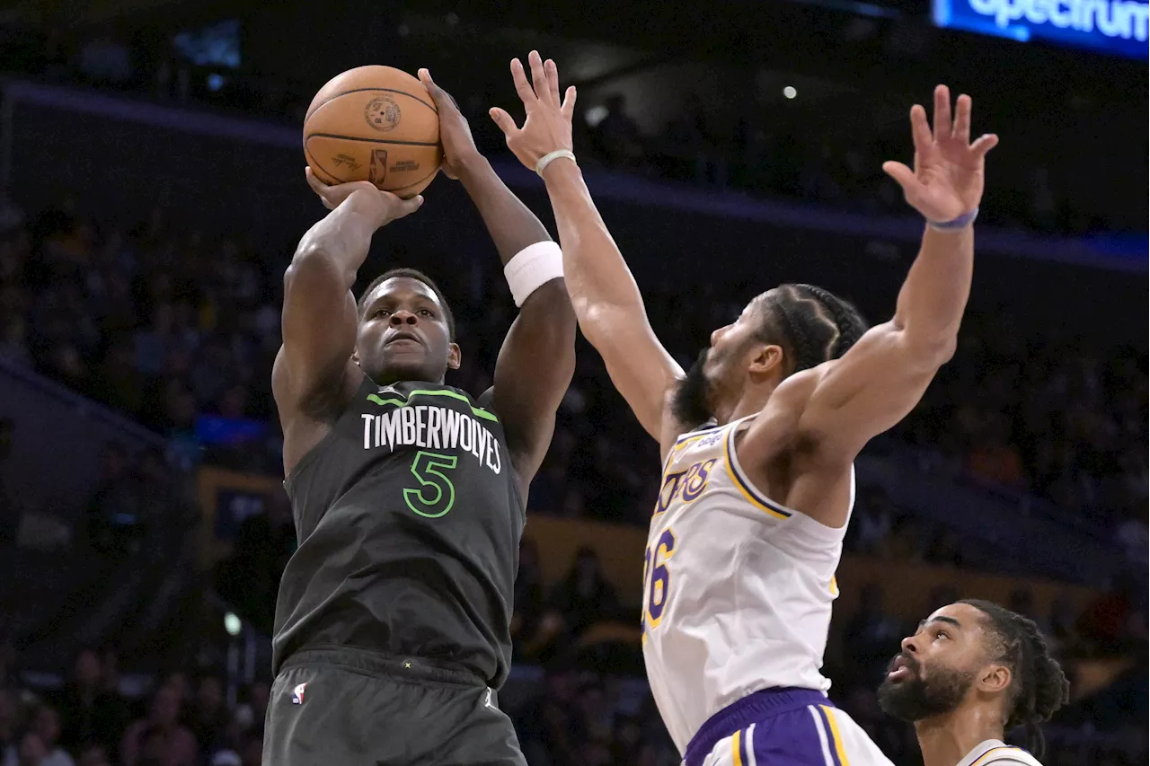 Timberwolves Defeat Lakers, Move into First Place in Western Conference