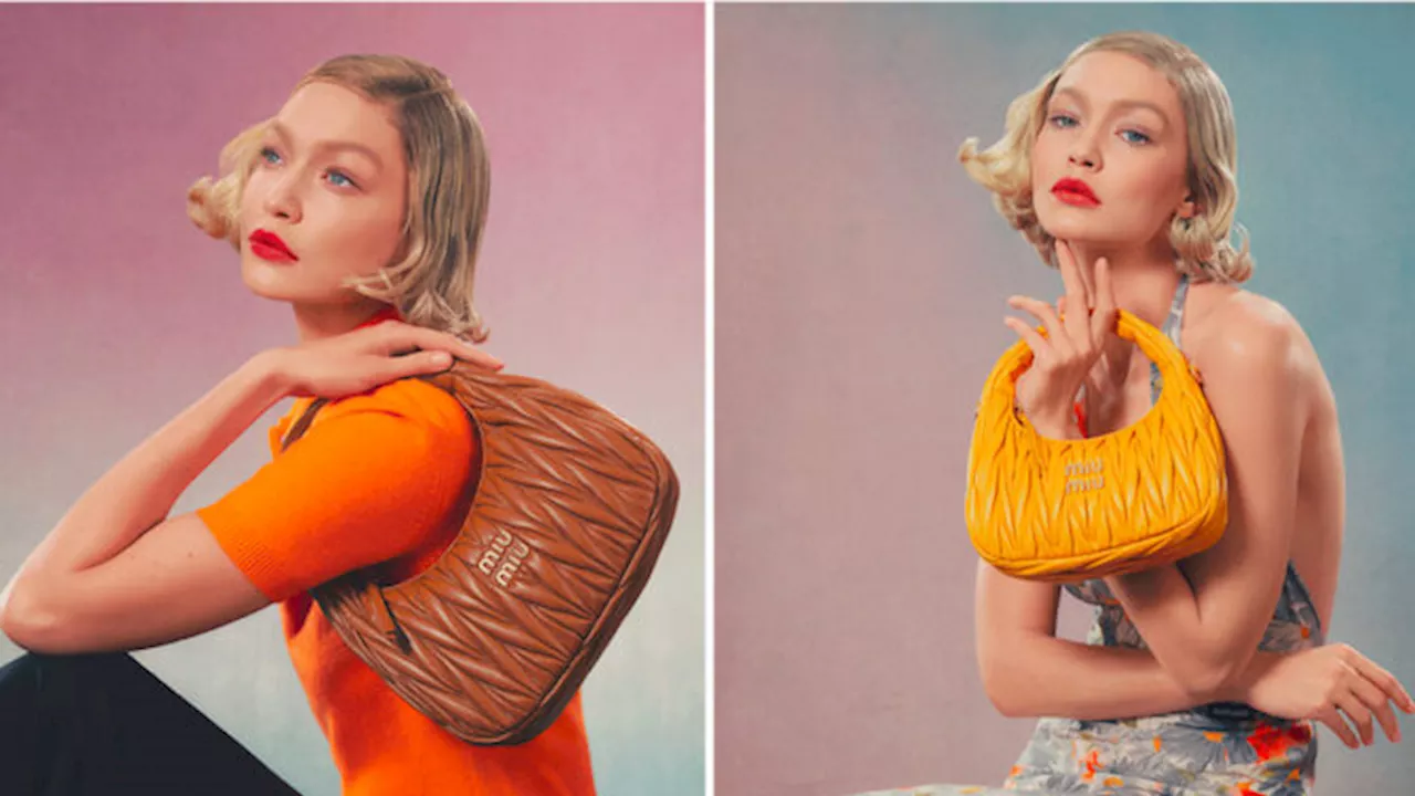 Miu Miu: la nuova campagna borse 2024 con Gigi Hadid