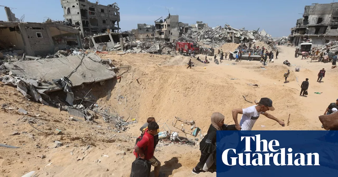 Palestinians return to destroyed homes in Khan Younis after Israeli withdrawal