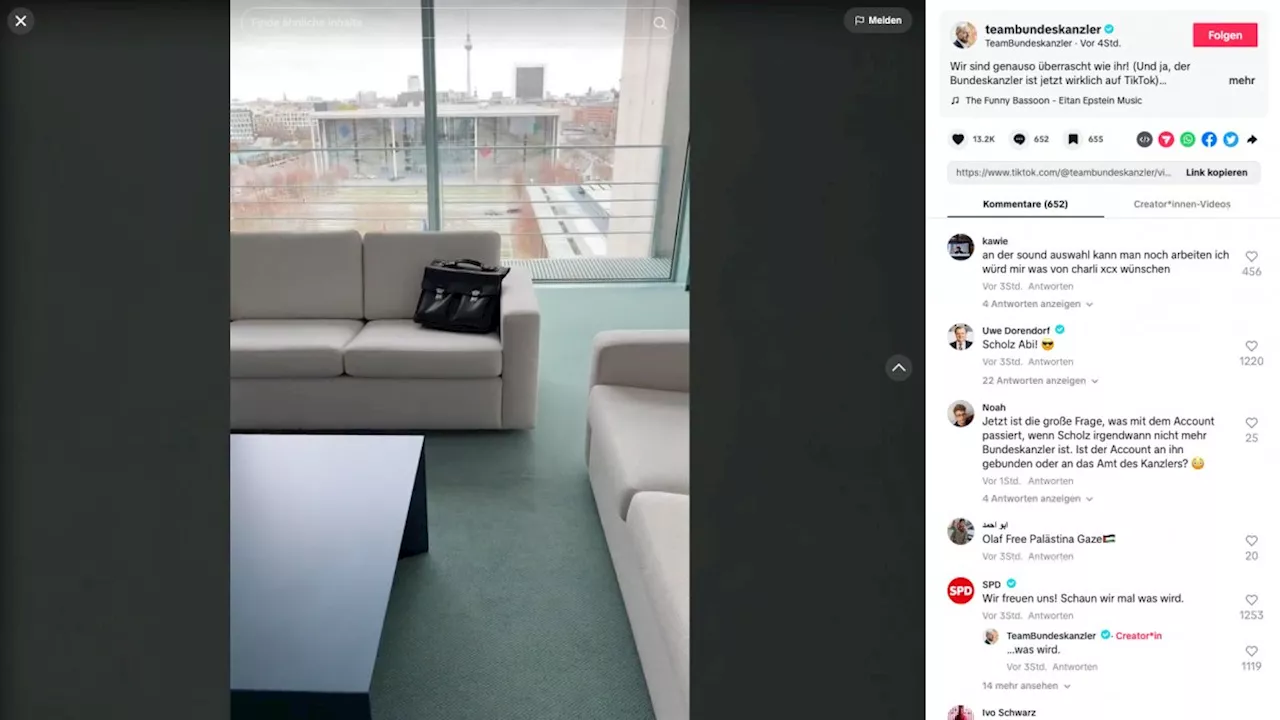 'TeamBundeskanzler' will über TikTok Jugendliche erreichen